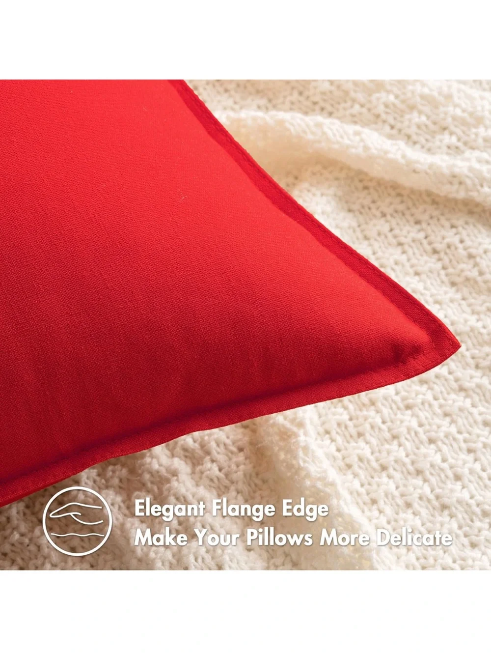 Decorative Linen Pillow Covers Boho Farmhouse Modern Soft Accent 1759/bb8s-1